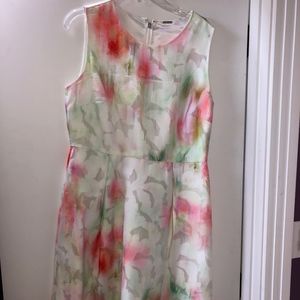 Multi-Color Floral Lace Dress